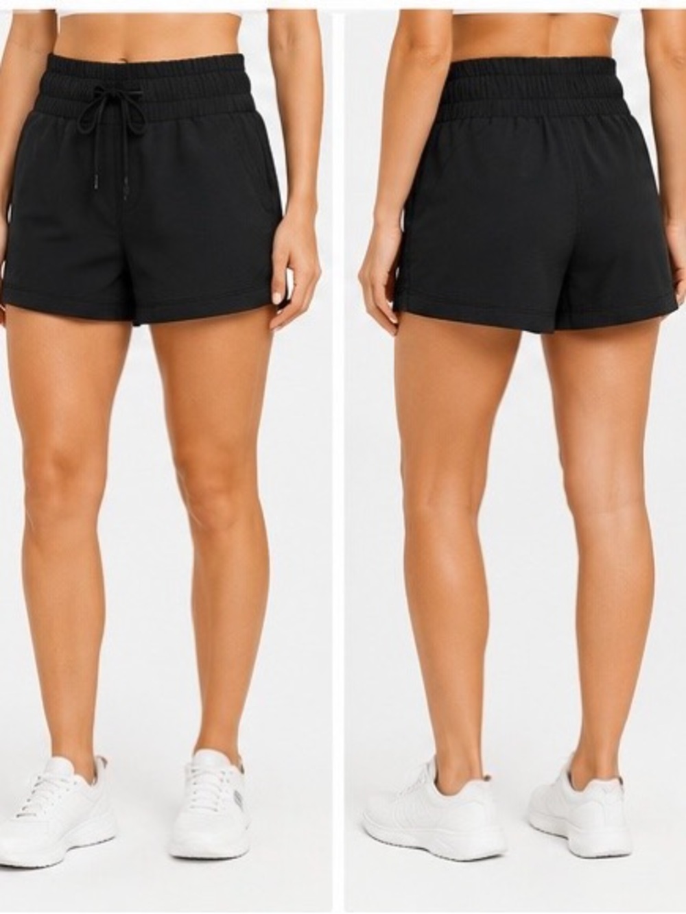 82. Calia NWT Women's Black Athletic Shorts with Drawstring Waist